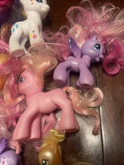 My Little Pony Starsong Pegasus Ponies Lot 2008 Hair Purple 2007 Lot 10 Brushab