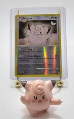 Pokemon Clefairy Lot 2022 Jazwares 2″ Mini Figure & 2007 Diamond & Pearl 77/130