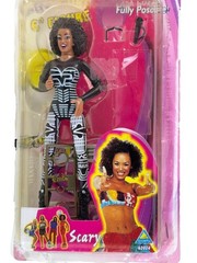Vtg 1998 Spice Girls Scary Spice 6″ Figure Toymax On Card Loose Plastic Bubble