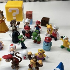 Lot of Super Mario Bros Figurines donkey kong Princess Peach Luigi 30+ Pcs