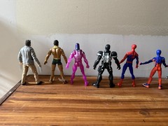 6 Marvel Legends Figure (MCU Logan + Namor, Agent Venom, Spider Man+boy, + LL)