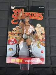 Free 1 Day Ship WWE Superstars LJN The Rock Chase Black Card
