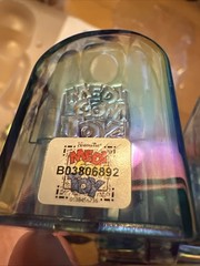Medicom BE@RBRICK x Anever 3rd Version clear blue 400% and 100% set Bearbrick