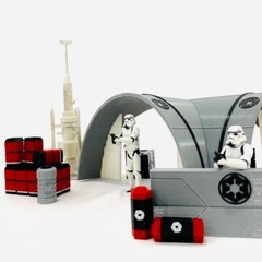 Imperial Outpost Diorama for 3.75 inch (1:18) Scale Action Figure
