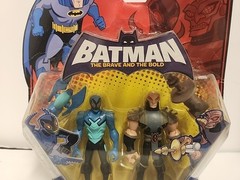 Batman Brave and the Bold BLUE BEETLE vs KANJAR RO Box Damage 2009