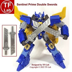 Double Swords Upgrade Kit for Transformers Studio Series One Sentinel Prime