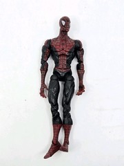 6″ Spider-man Action Figure Dark Suit Full Articulation Rare! 2008 Hasbro