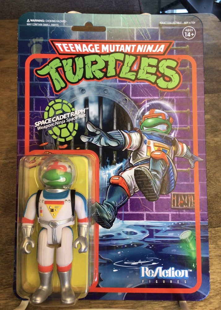 Super7 ReAction TMNT Teenage Mutant Ninja Turtles Space Cadet Raph Action Figure