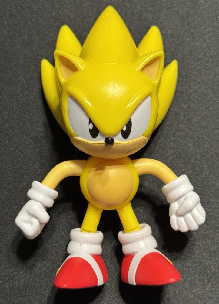 Jakks Sonic The Hedgehog Super Sonic Action Figure Toy