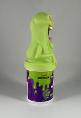 Vintage 1986 Real Ghostbusters Slimer Ecto Plazm Bubble Bath w/ Topper