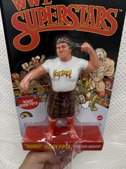 NEW Mattel WWE LJN Superstars Series 3 Rowdy Roddy Piper Chase Black Card Target