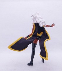 SU-C-STRM-RET: 1/12 Wired Black cape for Marvel Legends X-Men Retro Storm Figure