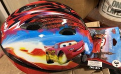 Disney Pixar Cars Lightning McQueen Toddler Kids Helmet