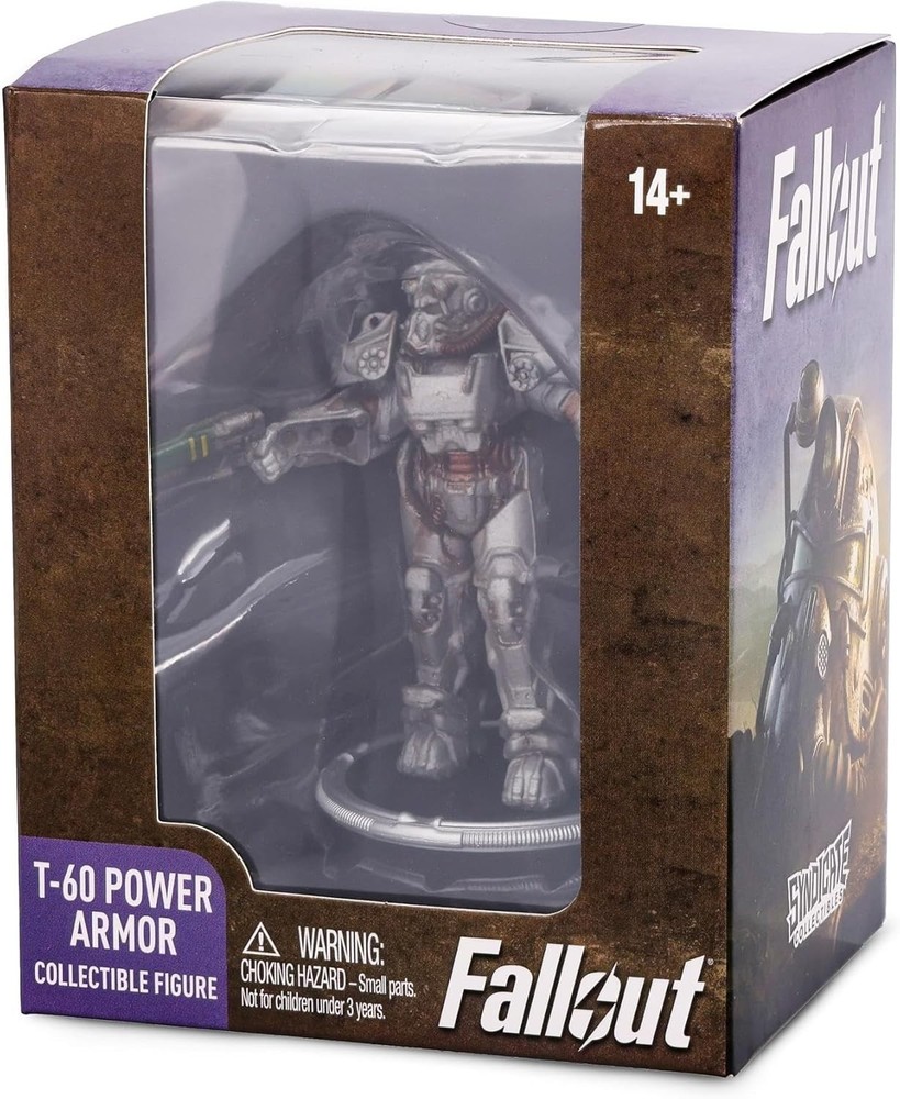Fallout T-60 Power Armor 3 Inch Mini Figure Brotherhood of Steel NIB