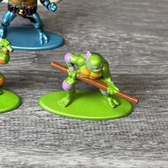 Jada Toys Nano Metalfigs Teenage Mutant Ninja Turtles Lot Of 17 TMNT Light Wear