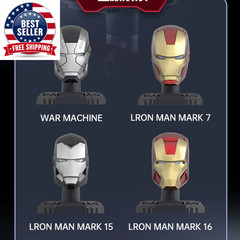 Original Iron Man Helmet Mask 9 Styles War Machine MK16 MK42 MK85 Tony Stark DIY
