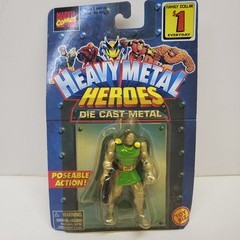 Marvel Comics Heavy Metal Heroes Die Cast Metal Figures 1997 LOT OF 12!
