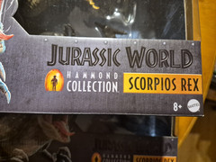 Jurassic World Park Hammond Collection SCORPIOS REX Dinosaur True FX Mattel
