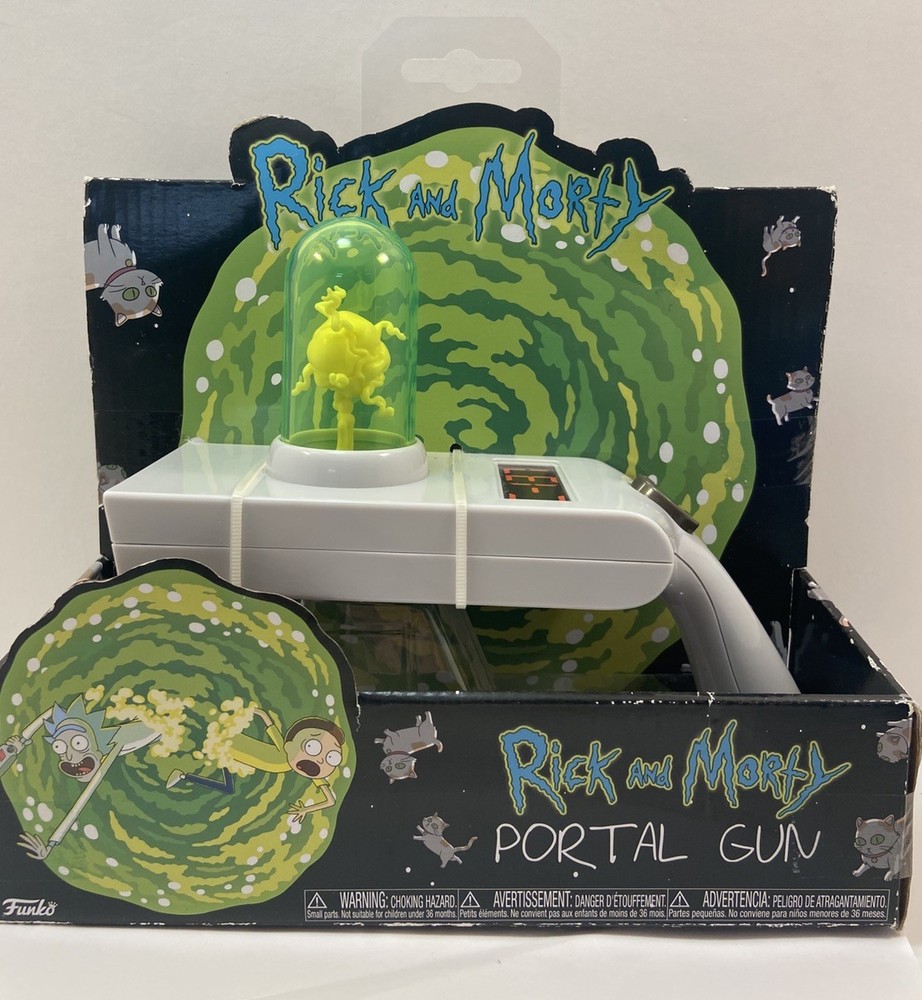 Funko Rick and Morty Portal Gun Light-up with Sound New
