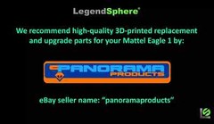Deluxe Sticker Sets DIE CUT | 1976 Mattel Space 1999 Eagle