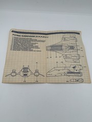 1984 GI Joe Flying Submarine SHARC With Box