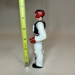 Vintage Milton Bradley 1994 Karate Fighters Kick Star Figure & 2 Weapons