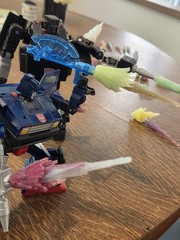 Transformers Multicolored Glitter Blast Effects