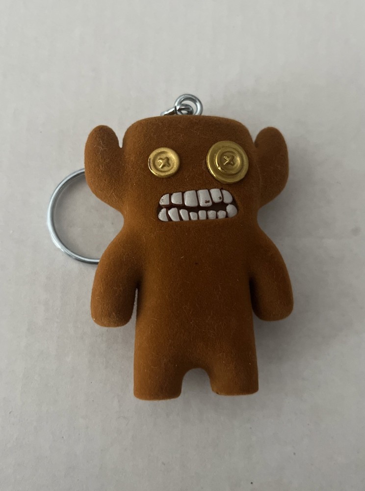 Fuggler Funny Ugly Monster Collectible Keychain Catch Me’s Grumpy Grumps Flocked