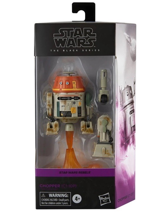 STAR WARS BLACK SERIES 6″: CHOPPER (C1-10P) from #08 STAR WARS REBELS