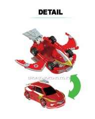 Turning Mecard ALTA Red ver. Transforming Korean Robot Car Mecanimal Card Toy