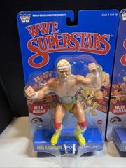 WWE LJN MATTEL SUPERSTARS HULK HOGAN TAN SKIN & Regular Figure Pair Two w/ Belt