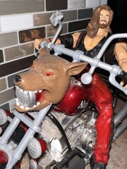 WCW Road Wild Wrestlers Kevin Nash’s Motorcycle Figure Vehicle Toy Biz PAC 2000