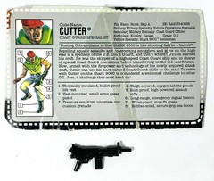 1993 G.I.Joe GI Joe Battle Corps SHARK 9000 with CUTTER Complete No Blueprints