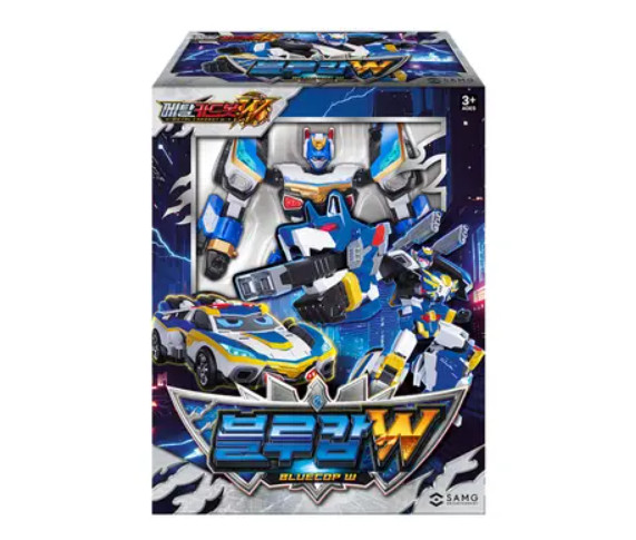 Metal Cardbot W Season 3 Bluecop Transformer Robot Car 2026 New Kids Toy