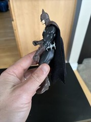 DC BATMAN MOTORCYCLE – PULL BACK / 2003 Cloth Cape Dc Comics 6.5 Inches