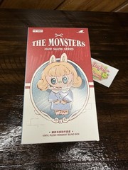 POPMART THE MONSTER Hair Salon Series Vinyl Plush Pendant – SECRET Hazy Noise ✨