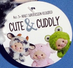 Pig in Costume-PLUSH Cow-Bear-Frog-Chick-Rabbit-Elephant-Vinyl Face-Soft Body-NW