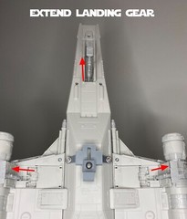 Starship Wall Mount for Star Wars Vintage Collection E-Wing Fighter Ahsoka VC341