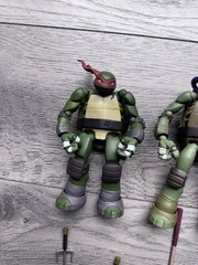 Kaiyodo Revoltech Teenage Mutant Ninja Turtles 2012 Set Of 4 INCOMPLETE