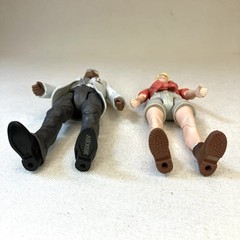Mattel Jurassic Park Amber Collection lot John Raymond & Dr. Ellie Sattler OOB