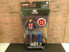 Marvel Legends What If Captain Carter 6″ Figure BAF Watcher British Female 1/12