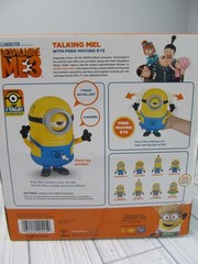 Despicable Me 3 Minion Talking Mel Poseable 15 Sayings Plastic 1 Eye New Rare Q