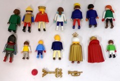 Fisher-Price Playmobil Figure Lot of 14 Nativity Knights Children Adults