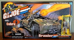 G.I. JOE vs COBRA BRAWLER w/HEAVY DUTY Driver2001Hasbro Vintage ARAH Jeep Hummer