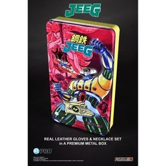 Hl Pro Kotetsu Jeeg Robot Metal Box Set Gloves & Necklace M Size