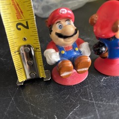 2 X Nintendo Mario Bros 3 Raccoon Tail Spring Pop Up Jumping Toy Vintage 1989