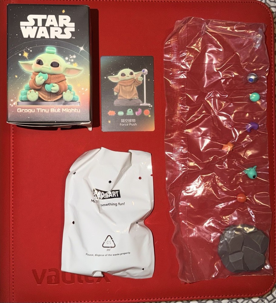 Pop Mart Star Wars Grogu Tiny But Mighty Open Blind Box Grogu Force Push Figure