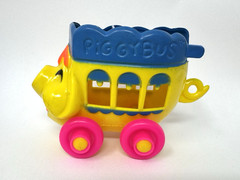 1969 Upsy Downsy Pudgy Fudgy Piggy Bus Tingle Dingle Information Booth Car LOT