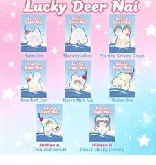 Lucky Deer Nai Goodnight Little Bunny Fluffy Ice 5.9″ Blind Box Plush Doll