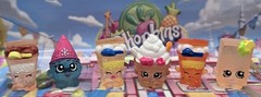 SHOPKINS Season 1 FROZEN FOOD Figures SPECIAL EDITION Pink & Blue Lot of 6